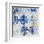 Blue Quatrefoil I-Patricia Pinto-Framed Art Print