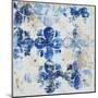 Blue Quatrefoil I-Patricia Pinto-Mounted Art Print