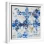 Blue Quatrefoil III-Patricia Pinto-Framed Art Print