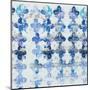 Blue Quatrefoil IV-Patricia Pinto-Mounted Art Print