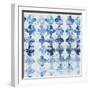 Blue Quatrefoil IV-Patricia Pinto-Framed Art Print