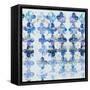 Blue Quatrefoil IV-Patricia Pinto-Framed Stretched Canvas