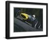 Blue Race Car-William Vanderdasson-Framed Giclee Print