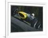 Blue Race Car-William Vanderdasson-Framed Giclee Print