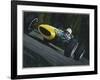 Blue Race Car-William Vanderdasson-Framed Giclee Print