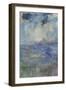 Blue Rain Shower-Jodi Maas-Framed Giclee Print