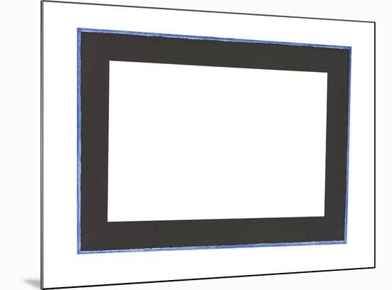 Blue Rectangle-null-Mounted Limited Edition