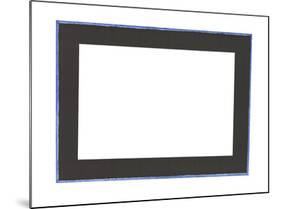 Blue Rectangle-null-Mounted Limited Edition