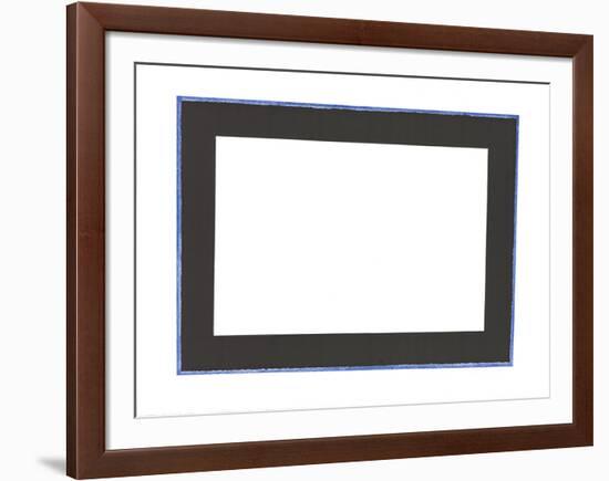 Blue Rectangle-null-Framed Limited Edition