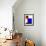 Blue Rectangle-Diana Ong-Framed Giclee Print displayed on a wall