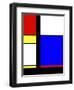 Blue Rectangle-Diana Ong-Framed Giclee Print