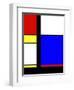 Blue Rectangle-Diana Ong-Framed Giclee Print