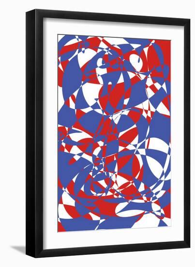 Blue.Red,2017-Alex Caminker-Framed Giclee Print