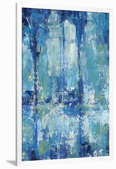 Blue Reflection Triptych II-Tim OToole-Framed Art Print