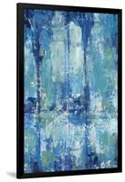 Blue Reflection Triptych II-Tim OToole-Framed Art Print