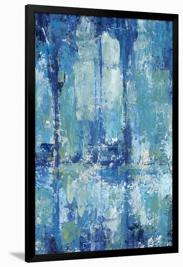 Blue Reflection Triptych II-Tim OToole-Framed Art Print