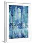 Blue Reflection Triptych II-Tim OToole-Framed Art Print