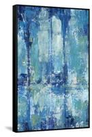Blue Reflection Triptych II-Tim OToole-Framed Stretched Canvas