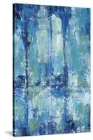 Blue Reflection Triptych II-Tim OToole-Stretched Canvas