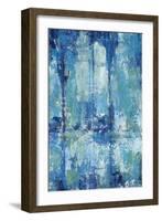 Blue Reflection Triptych II-Tim OToole-Framed Art Print