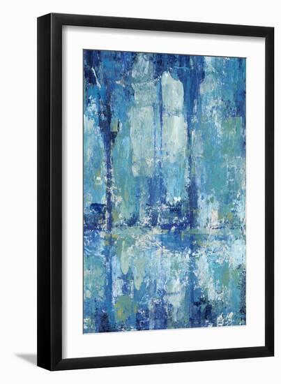 Blue Reflection Triptych II-Tim OToole-Framed Art Print