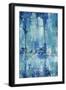 Blue Reflection Triptych II-Tim OToole-Framed Art Print