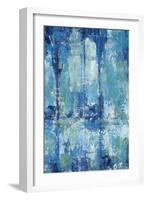 Blue Reflection Triptych II-Tim OToole-Framed Art Print