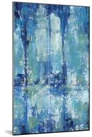 Blue Reflection Triptych II-Tim OToole-Mounted Art Print