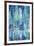 Blue Reflection Triptych II-Tim OToole-Framed Art Print