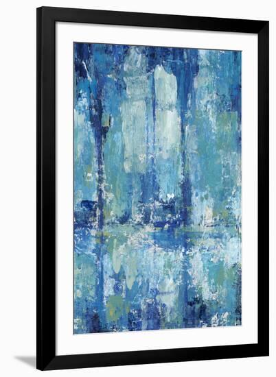 Blue Reflection Triptych II-Tim OToole-Framed Art Print