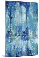 Blue Reflection Triptych II-Tim OToole-Mounted Art Print