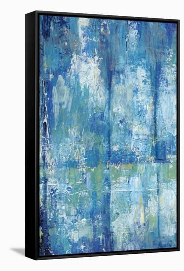 Blue Reflection Triptych III-Tim OToole-Framed Stretched Canvas