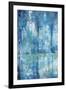 Blue Reflection Triptych III-Tim OToole-Framed Art Print