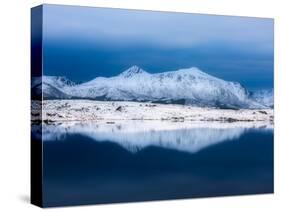 Blue reflection-Marco Carmassi-Stretched Canvas