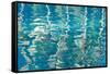 Blue Reflections I-Kathy Mahan-Framed Stretched Canvas