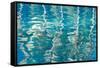 Blue Reflections I-Kathy Mahan-Framed Stretched Canvas