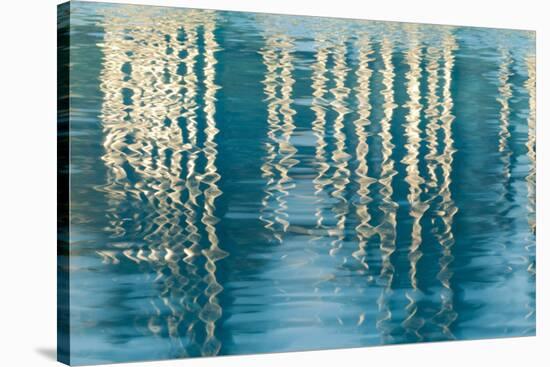 Blue Reflections II-Kathy Mahan-Stretched Canvas