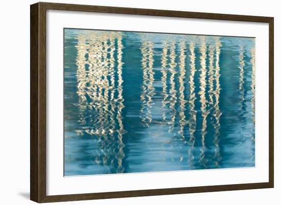 Blue Reflections II-Kathy Mahan-Framed Photographic Print