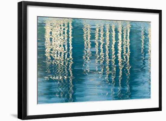 Blue Reflections II-Kathy Mahan-Framed Photographic Print