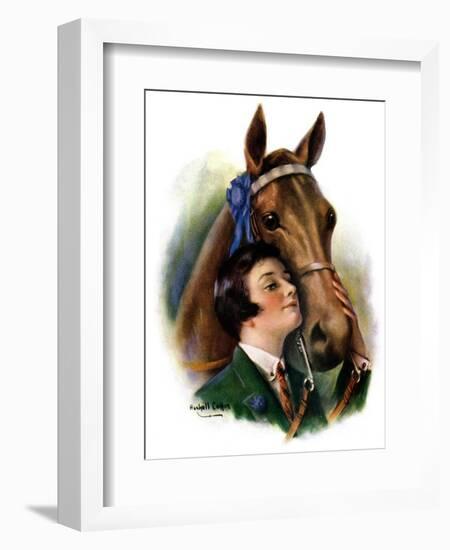 "Blue Ribbon Winner,"March 19, 1927-William Haskell Coffin-Framed Giclee Print