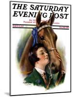 "Blue Ribbon Winner," Saturday Evening Post Cover, March 19, 1927-William Haskell Coffin-Mounted Giclee Print