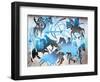 Blue Riders, 2000-Gloria Wallington-Framed Giclee Print