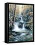 Blue Ridge Falls-Egidio Antonaccio-Framed Stretched Canvas