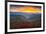 Blue Ridge Parkway Autumn Mountains Sunset Western Nc Scenic Landscape-daveallenphoto-Framed Photographic Print