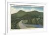 Blue Ridge Parkway, Mt. Mitchell-null-Framed Art Print