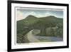 Blue Ridge Parkway, Mt. Mitchell-null-Framed Art Print