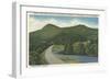 Blue Ridge Parkway, Mt. Mitchell-null-Framed Art Print