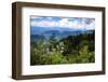 Blue Ridge Parkway vista, Smoky Mountains, USA.-Anna Miller-Framed Photographic Print