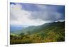 Blue Ridge Parkway vista, Smoky Mountains, USA.-Anna Miller-Framed Photographic Print