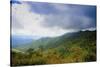 Blue Ridge Parkway vista, Smoky Mountains, USA.-Anna Miller-Stretched Canvas